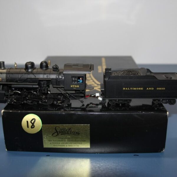 Baldwin 2-8-0 Consolidation & Tender Steam Locomotive. Baltimore & Ohio #2784