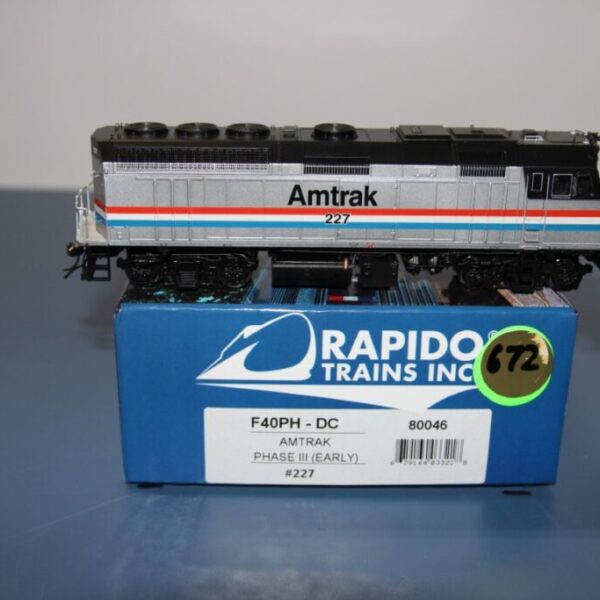 F40PH-DC AMTRAK PHASE III (Early) #227