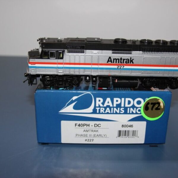 F40PH-DC AMTRAK PHASE III (Early) #227