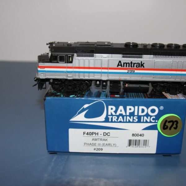 F40PH-DC AMTRAK PHASE III (Early) #209