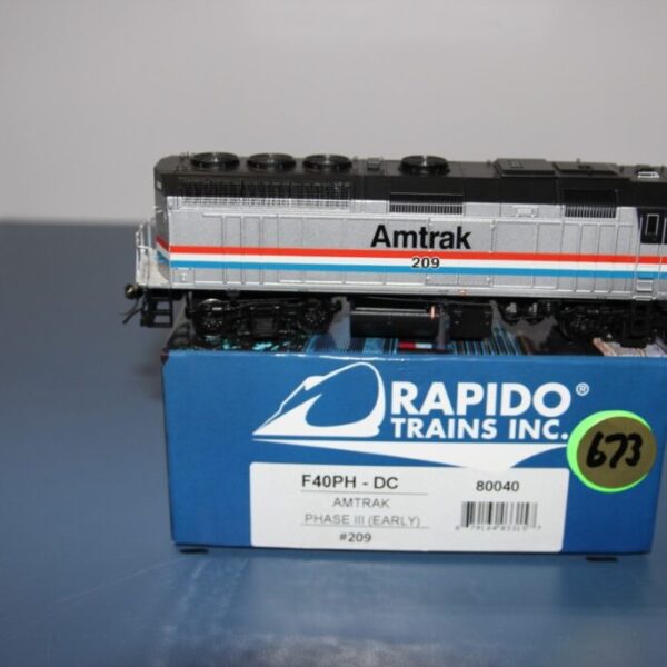 F40PH-DC AMTRAK PHASE III (Early) #209