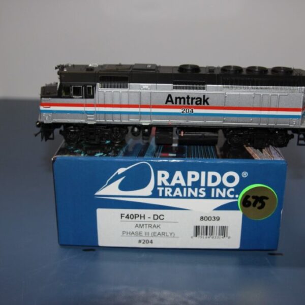 F40PH-DC AMTRAK PHASE III (Early) #204