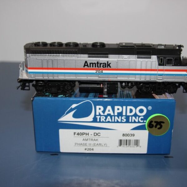 F40PH-DC AMTRAK PHASE III (Early) #204